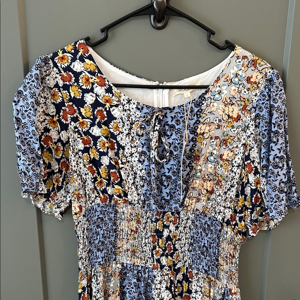 Roolee Multicolor Floral Dress Women’s Size Large